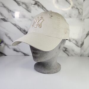 New York Hat. NY New Era Tan Baseball Cap. Adjustable. Unisex